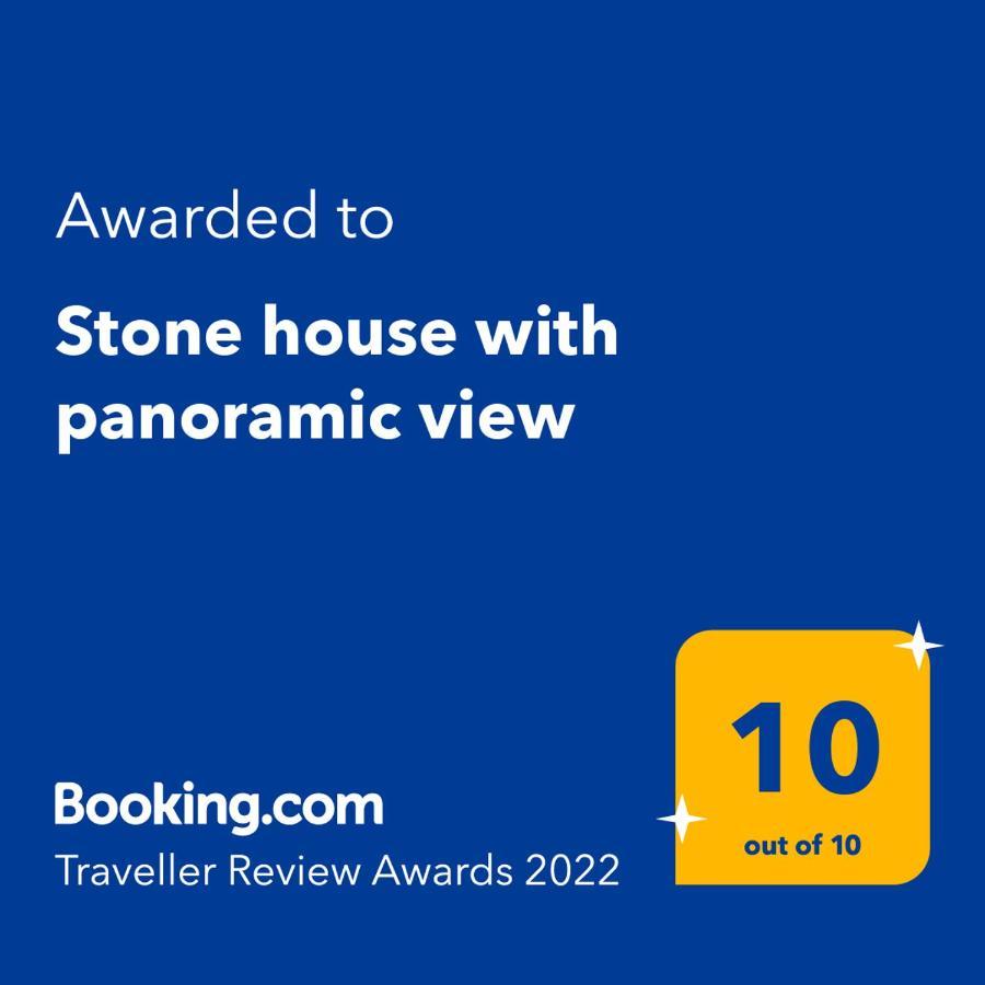 Villa Stone House With Panoramic View à Tirós Extérieur photo