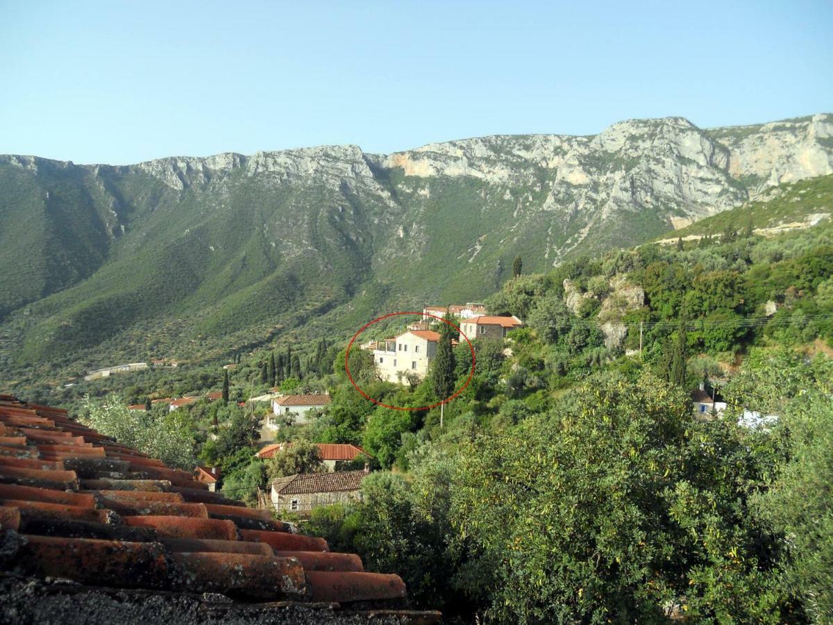 Villa Stone House With Panoramic View à Tirós Extérieur photo